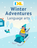Winter Adventures skill plan for language arts